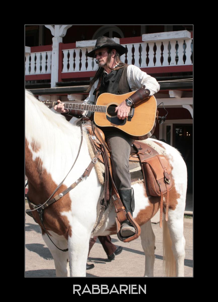 Cowboy mit Gitarre