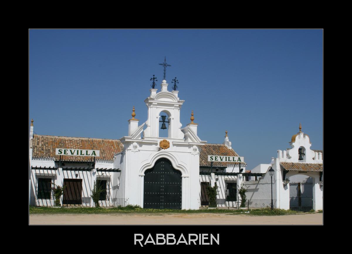 weiße Kirche in El Rocio