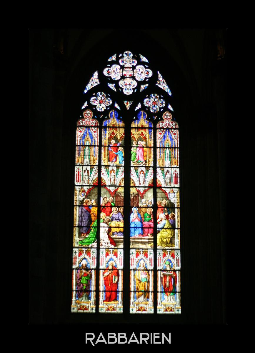 Kirchenfenster im Kölner Dom