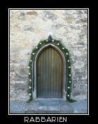geschmückte Kirchentür